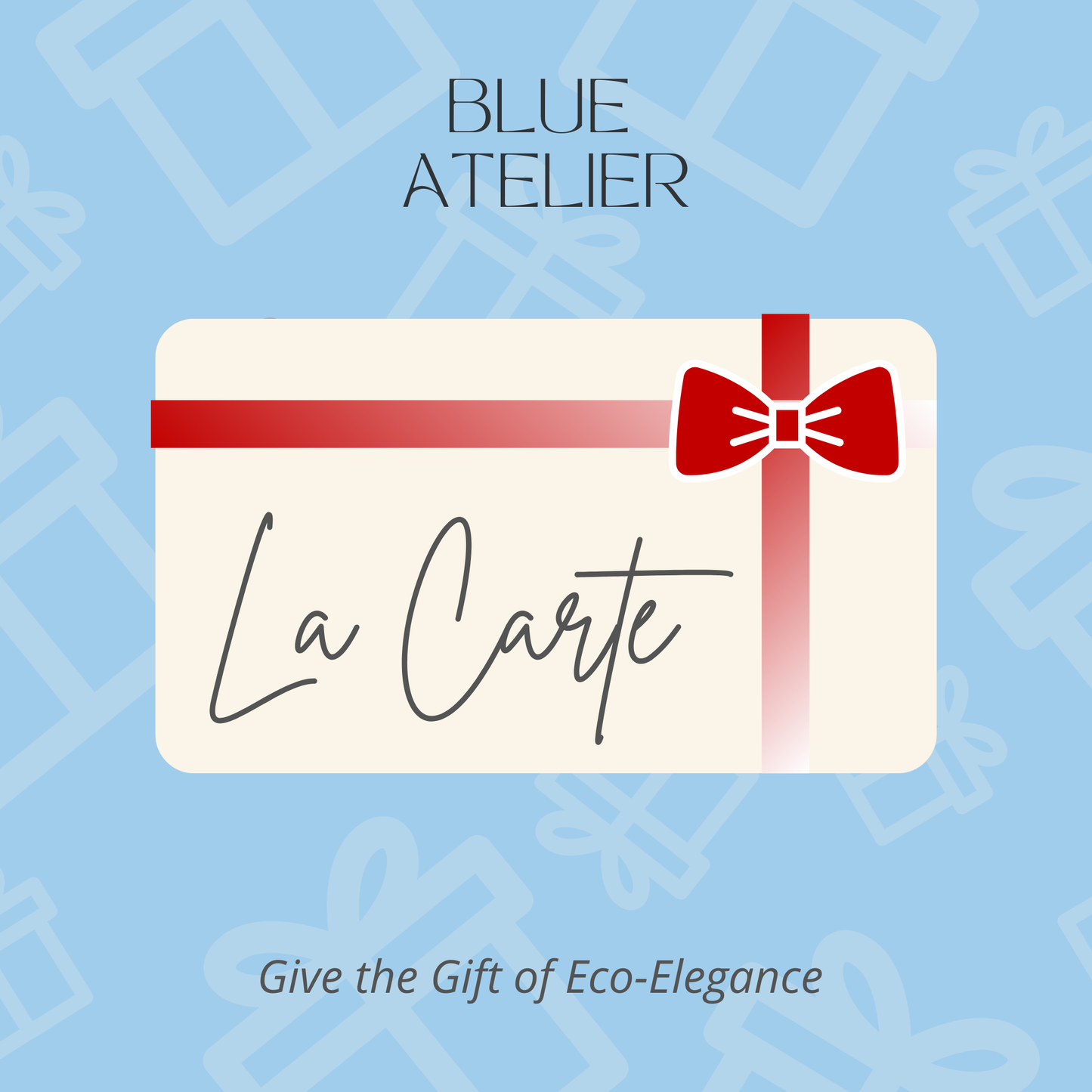 La Carte Blue Atelier - Gift Card