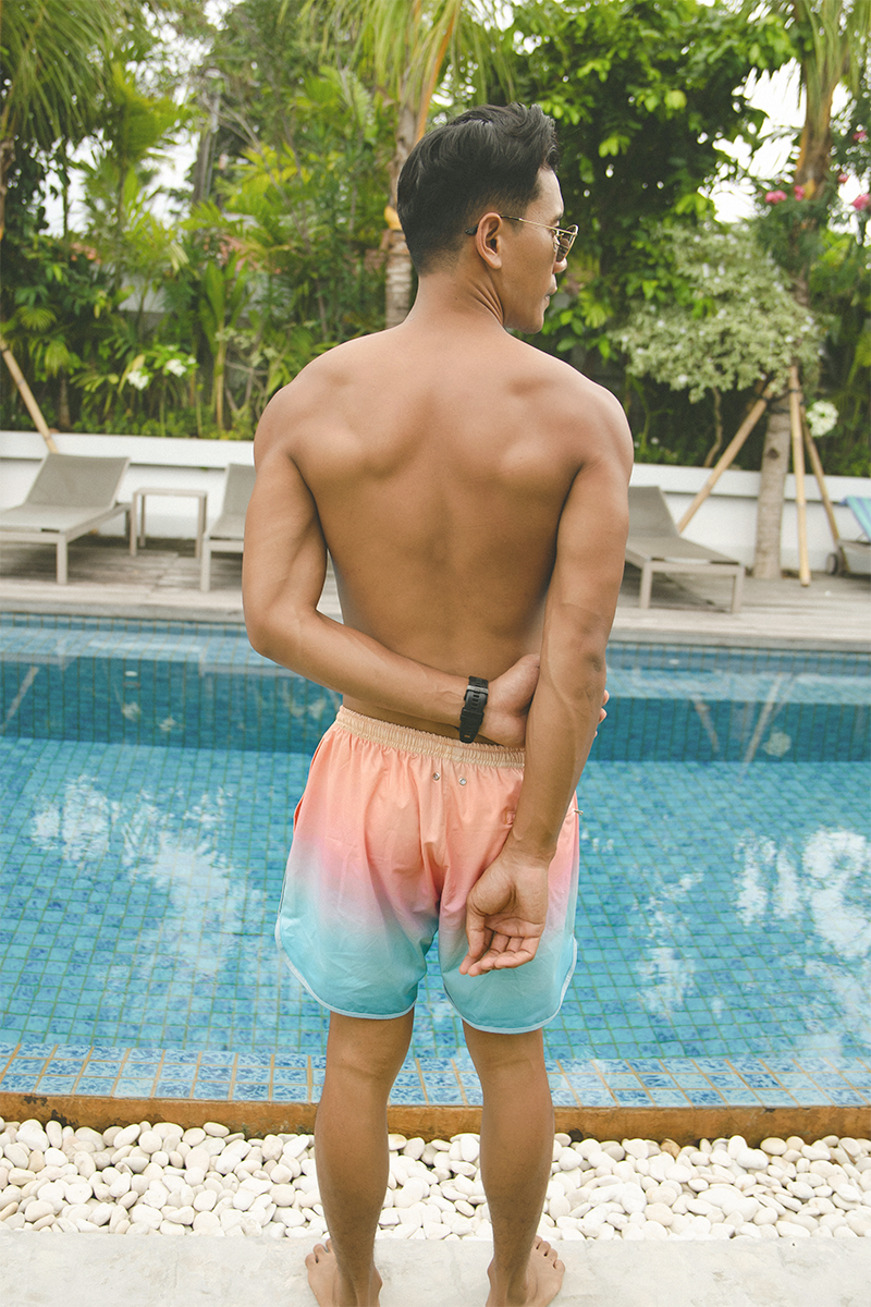 The OG Men Swim Short in Aurora Print